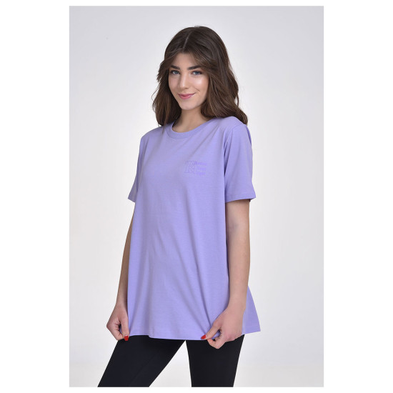 Target Γυναικεία κοντομάνικη μπλούζα T Shirt Loose Single Jersey "Talent Loose"